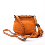 Gucci 247104 Calfskin Bamboo Nouveau Shoulder Small Bag