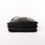 Gucci 621144 1955 Horsebit Large Leather Tote Black Bag