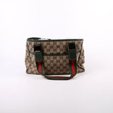 Gucci 145810 GG Canvas Small Tote Bag