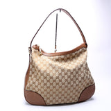 Gucci 449244 GG Canvas Bree Hobo Bag