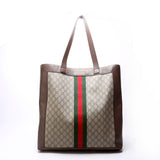 Gucci 519335 Ophidia Soft GG Supreme Large Tote Brown Bag