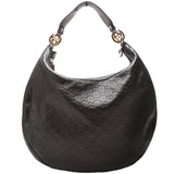 Gucci 232945 GG Twins Hobo Large Black Bag