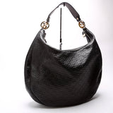 Gucci 232945 GG Twins Hobo Large Black Bag