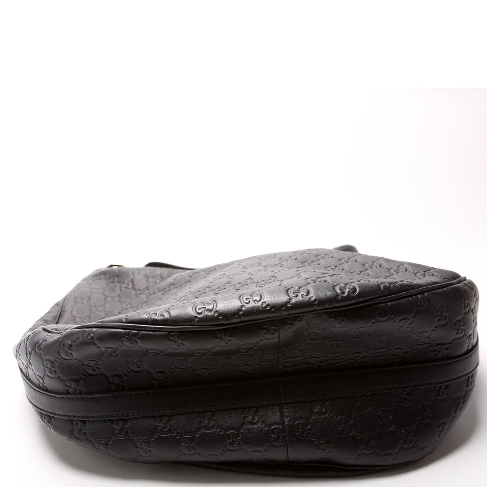 Gucci 232945 GG Twins Hobo Large Black Bag