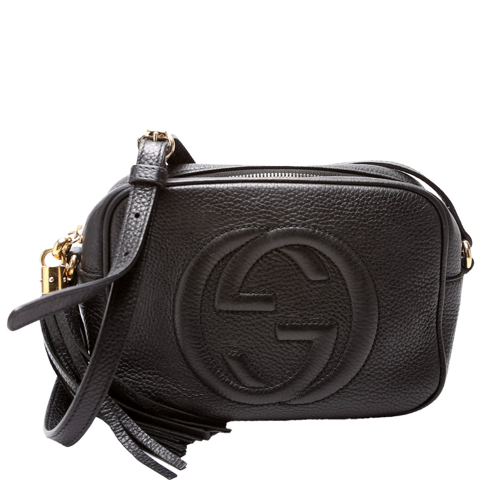 Gucci 308364 Soho Disco Crossbody Black Bag