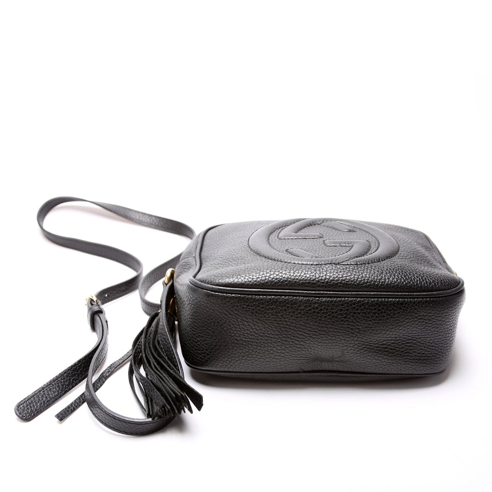 Gucci 308364 Soho Disco Crossbody Black Bag