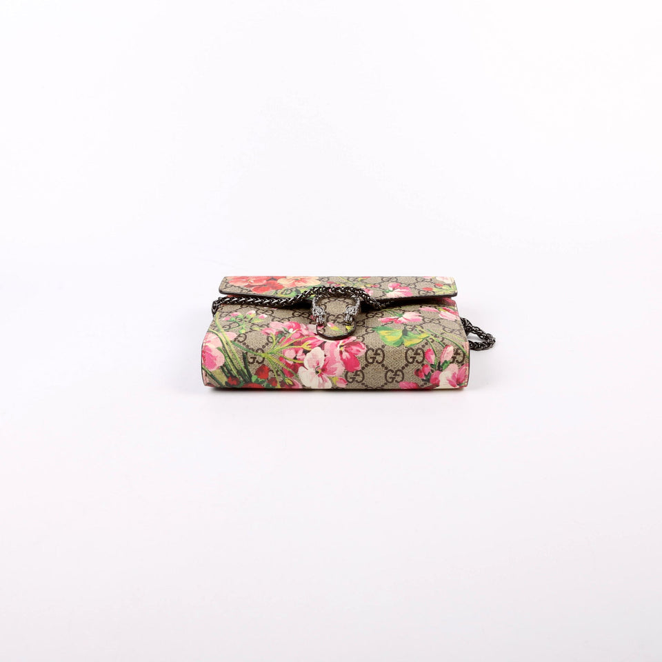 Gucci 402724 Blooms Chain Wallet Bag