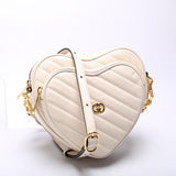Gucci 751628 Interlock G Mini Heart Crossbody Bag