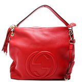 Gucci 408825 Soho Shoulder Red Bag