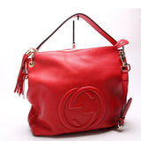 Gucci 408825 Soho Shoulder Red Bag