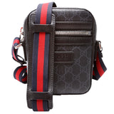 Gucci 598103 GG Supreme Messenger Black Bag