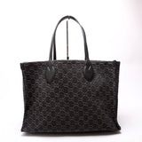 Gucci 772176 Summer Tote Large Denim Black Bag
