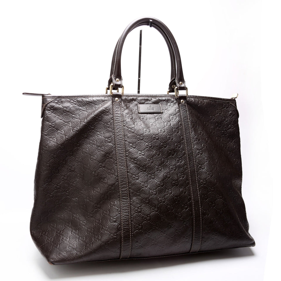 Gucci 201482 Large Tote Brown Bag