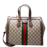 Gucci 524537 Ophidia GG Medium Tote Brown Bag