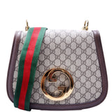 Gucci 699210 GG Supreme Blondie Medium Brown Bag