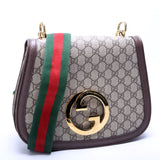 Gucci 699210 GG Supreme Blondie Medium Brown Bag