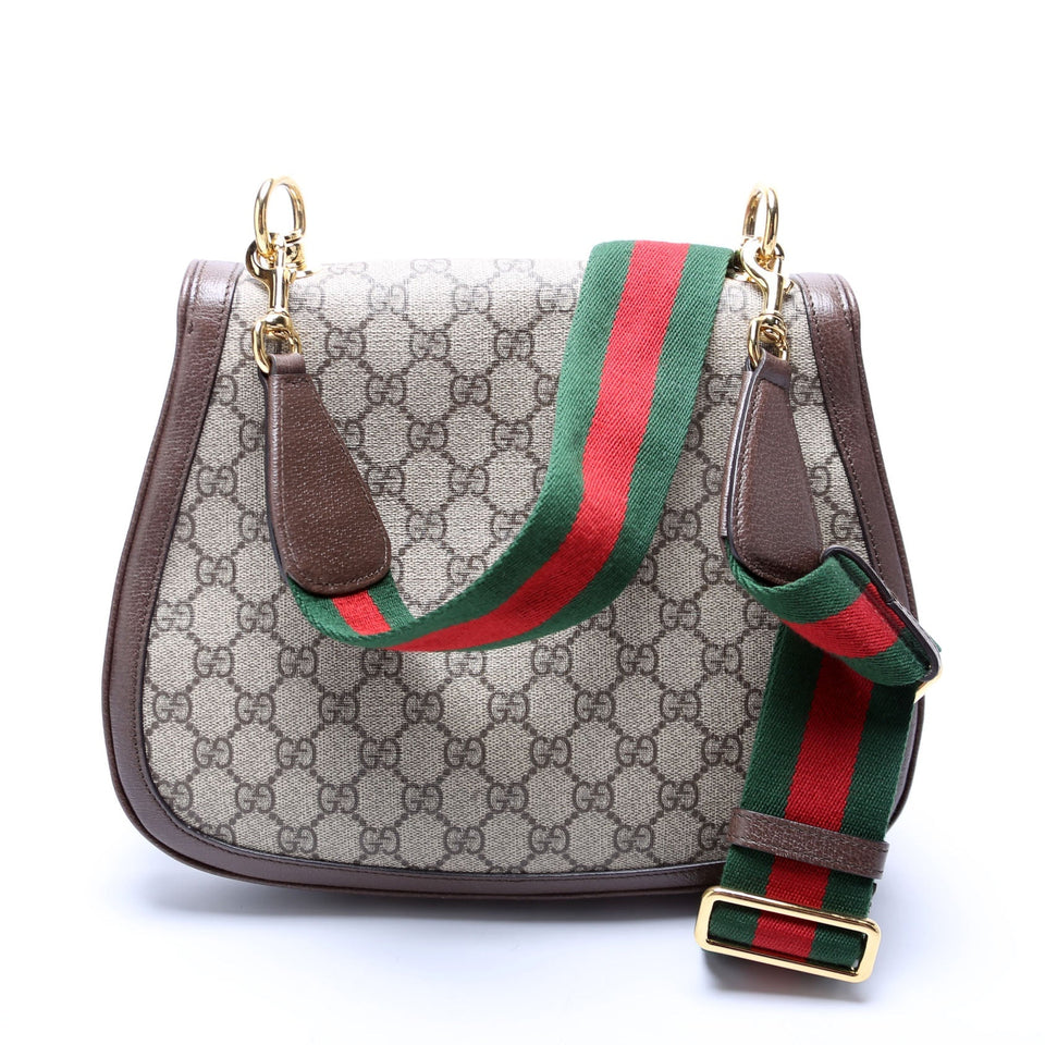 Gucci 699210 GG Supreme Blondie Medium Brown Bag