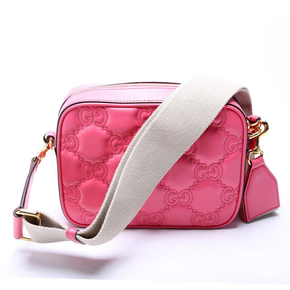 Gucci 702234 GG Matelasse Small Pink Bag
