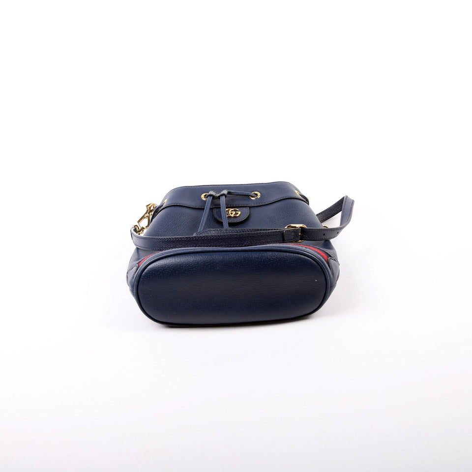 Gucci 610846 Ophidia Bucket Navy Bag
