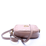Gucci 448065 Marmont Mini Camera Nude Bag