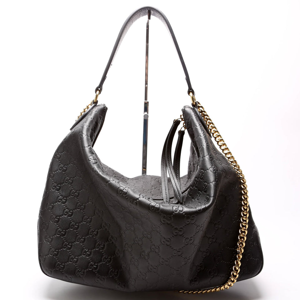 Gucci 477324 Hobo Black Bag