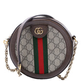 Gucci ON HOLD 550618 Ophidia GG Supreme Round Small Crossbody Bag