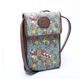 Gucci 647927 X Disney GG Supreme Donald Duck Mini Crossbody Bag