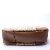 Gucci GG Canvas Bree Hobo Brown Bag