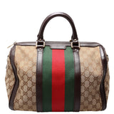 Gucci 247205 Boston Canvas Bag