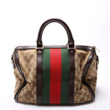 Gucci 247205 Boston Canvas Bag
