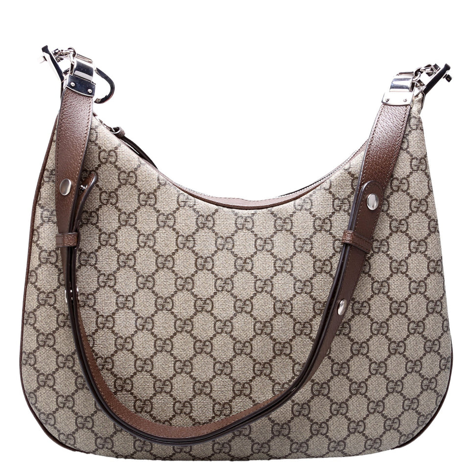 Gucci 702823 Attache GG Supreme Shoulder Medium Bag