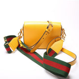 Gucci 658574 Adidas 1955 Horsebit Mini Yellow Bag