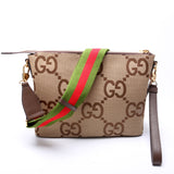 Gucci 699130 Jumbo GG Messenger Brown Bag