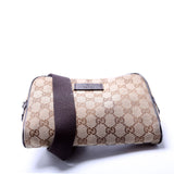 Gucci 449174 GG Canvas Belt Brown Bag