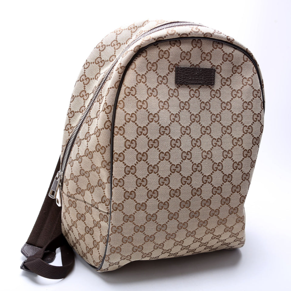 Gucci 449906 GG Canvas Travel Backpack Bag