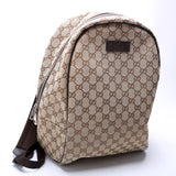 Gucci 449906 GG Canvas Travel Backpack Bag