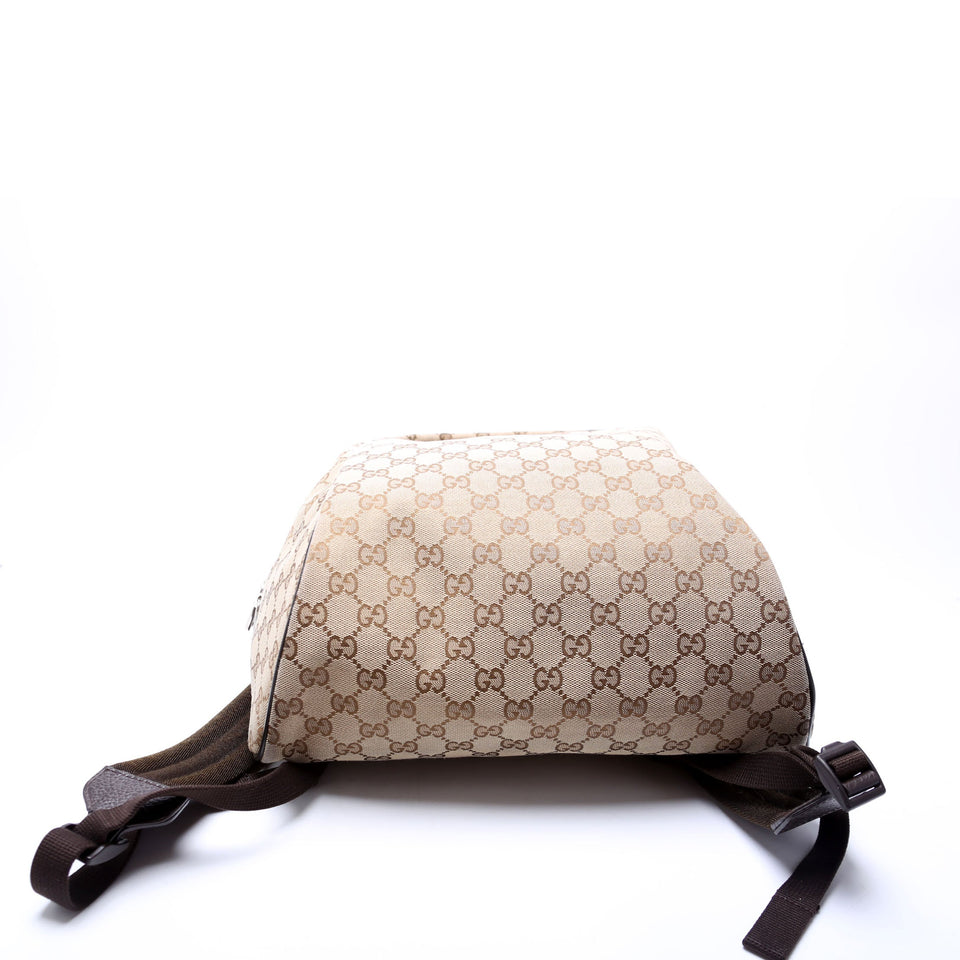 Gucci 449906 GG Canvas Travel Backpack Bag