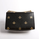 Gucci 432182 Padlock Bee Star Leather Small Bag
