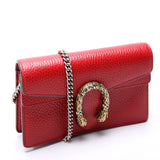 Gucci 476432 Dioysus Leather Super Mini Red Bag