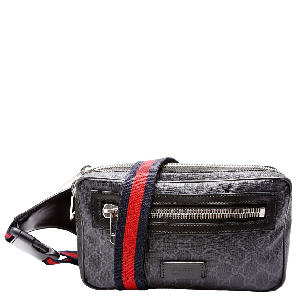 Gucci 474293 Soft GG Supreme Belt Black Bag