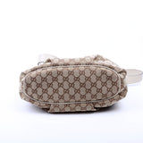 Gucci 388930 GG Canvas Shoulder White Bag