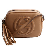 Gucci 308364 Soho Disco Crossbody Tan Bag