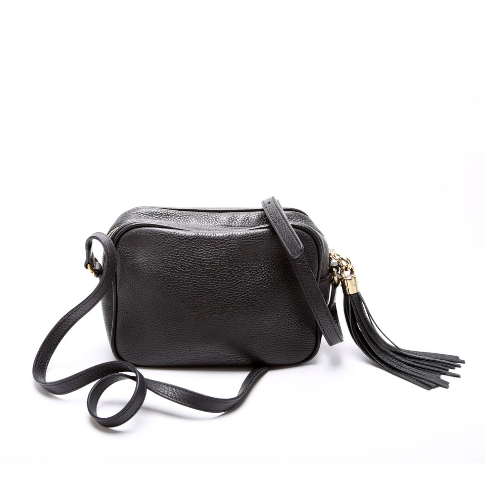 Gucci 308364 Soho Disco Crossbody Black Bag