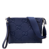 Gucci 696009 Jumbo GG Messenger Blue Bag