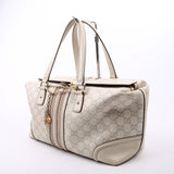Gucci GG Treasure Boston White Bag
