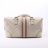 Gucci GG Treasure Boston White Bag