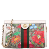 Gucci 503877 GG Supreme Flora Ophidia Small Chain Bag