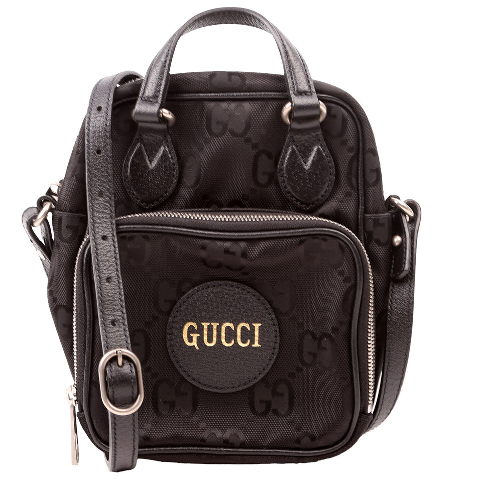 Gucci 625850 GG Nylon Off the Grid Shoulder Black Bag