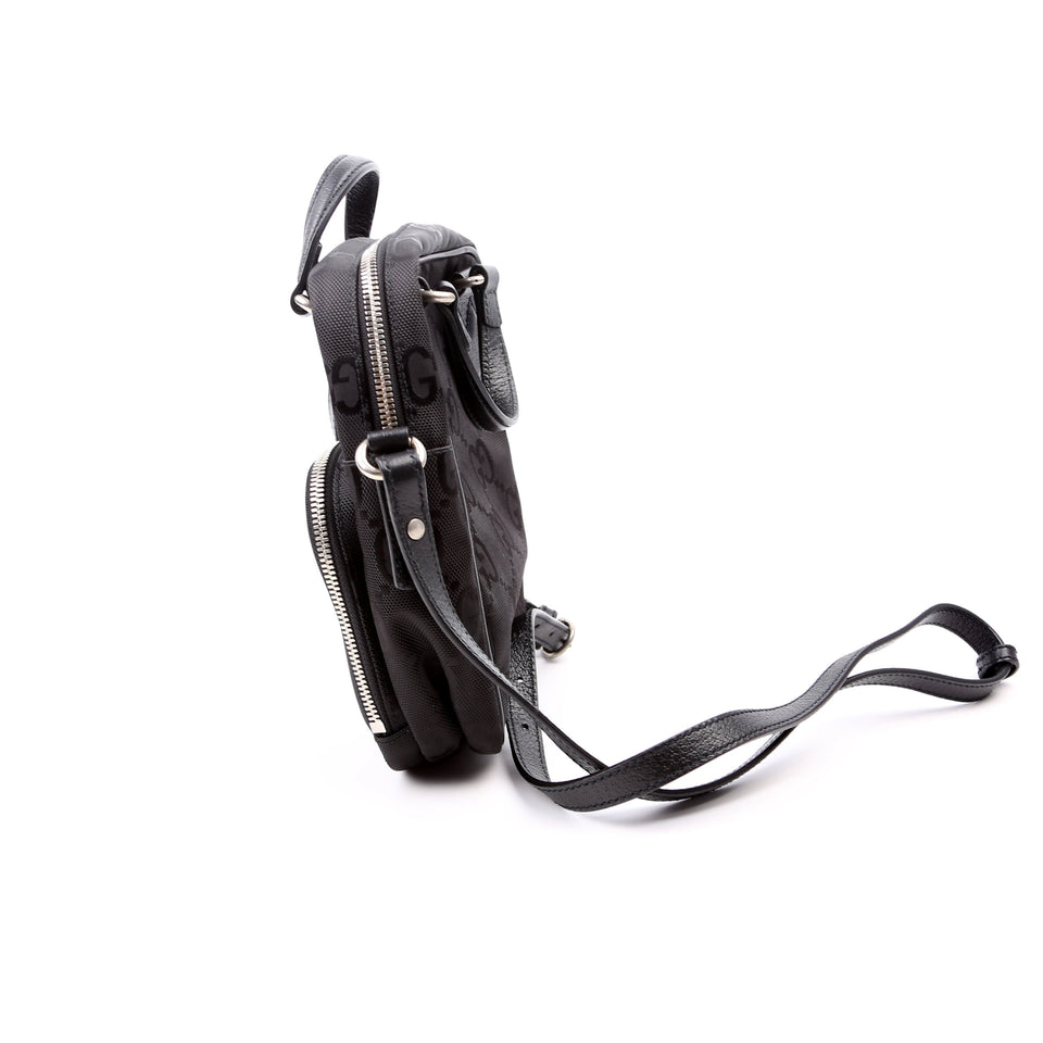 Gucci 625850 GG Nylon Off the Grid Shoulder Black Bag