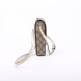 Gucci 625615 Horsebit 1955 GG Supreme Mini White Bag